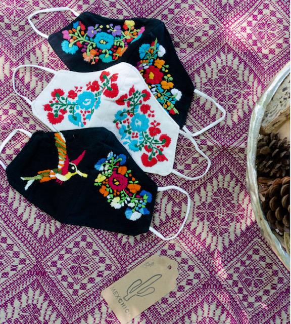 Cubrebocas artisanal Mexchico