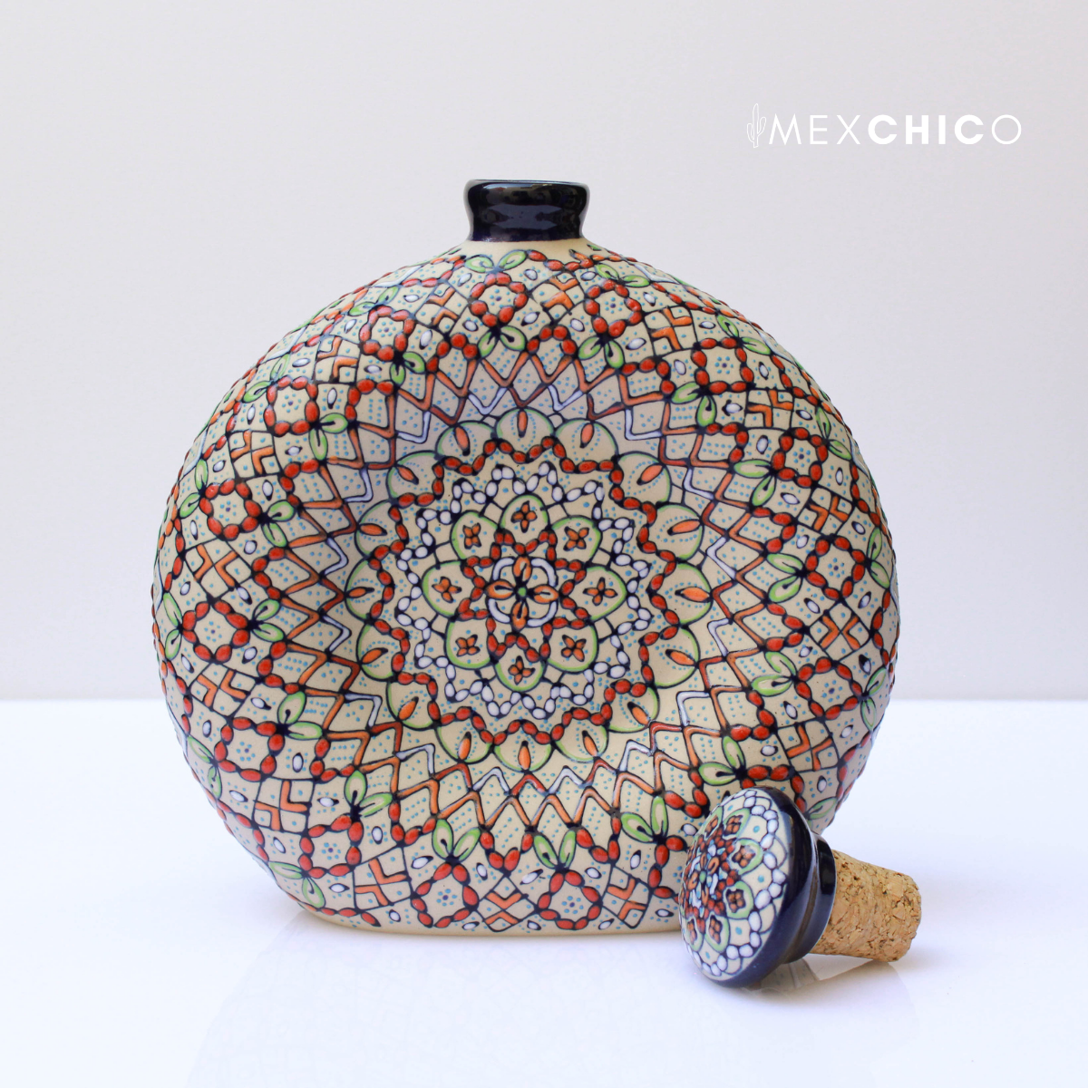 Infinity Bottle - Handcrafted Mexican Talavera Decanter - Image 4